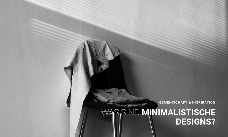 Minimalistisches Apartmentinterieur CSS-Vorlage