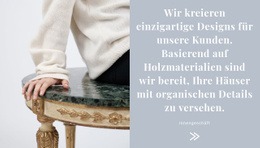 Einzigartiges Innendesign – Ultimative HTML5-Vorlage