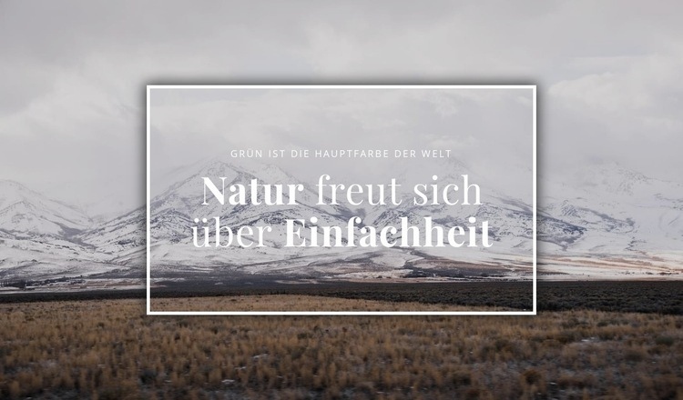 Die Schönheit der nordischen Natur Vorlage