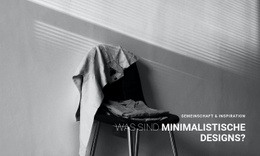 Benutzfertiges Website-Design Für Minimalistisches Apartmentinterieur