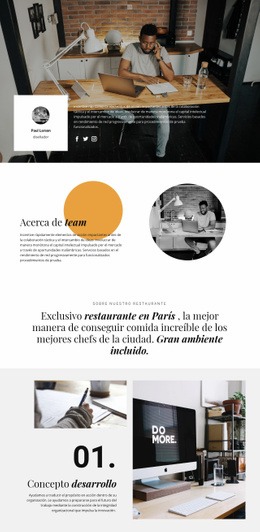 Un Equipo De Desarrolladores Talentosos - Inspiración Para El Diseño De Sitios Web