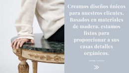 Página Web De Diseño Interior Único