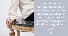 Design Intérieur Unique - Conception De Sites Web Personnalisés