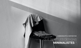 Intérieur D'Appartement Minimaliste - Modèle De Site
