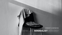 Minimalist Apartment Interior - HTML5 Page Template