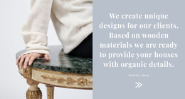 Unique Interior Design - Ultimate HTML5 Template