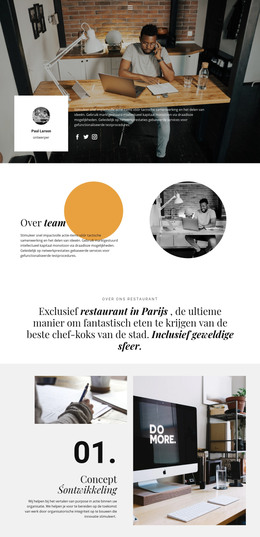 Een Team Van Getalenteerde Ontwikkelaars - Responsief WordPress-Thema