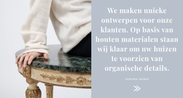 Uniek Interieurdesign - Aangepast Websiteontwerp
