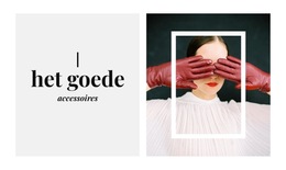 Luxe Accessoires - Responsieve Websitesjabloon