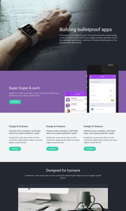 Bulletproof Apps One Page Template