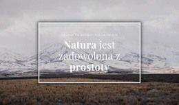 Piękno Północnej Przyrody - Strona Docelowa O Wysokiej Konwersji