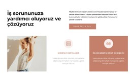 Çalışmak Için Kolay Çözüm Duyarlı CSS Şablonu