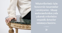 Eşsiz Iç Tasarım Için Sayfa Web Sitesi