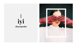 Lüks Aksesuarlar - Duyarlı Web Sitesi Şablonu