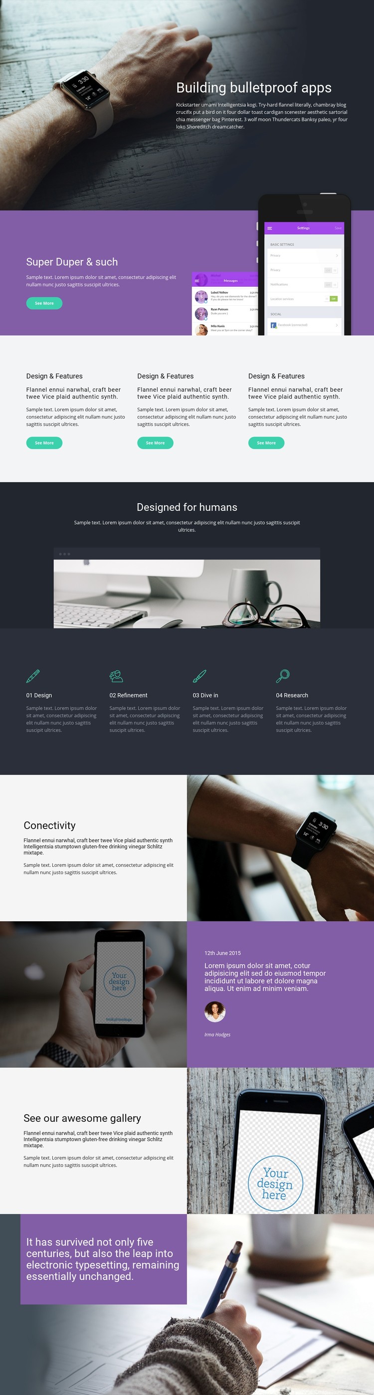 Bulletproof Apps Webflow Template Alternative