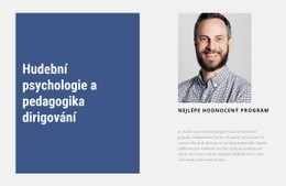 Hudební Psychologie – Šablona Stránky HTML