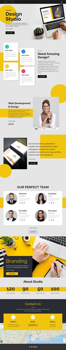 Business company - CSS Template by Nicepage