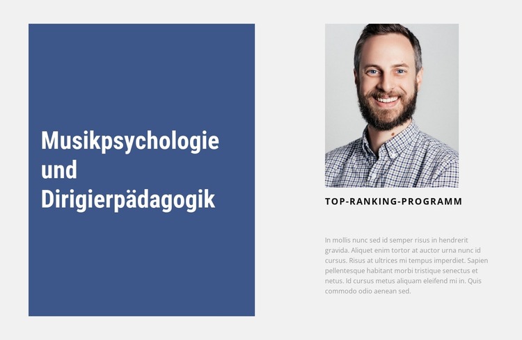 Musikpsychologie Joomla Vorlage