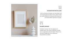 Unsere Innenausstattung – Website-Vorlage Herunterladen