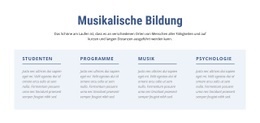 Exklusive Landingpage Für Musikalische Bildung