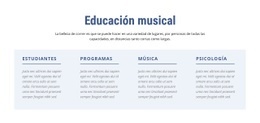 Educación Musical - Creador Web