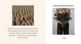Creaciones Florales Modernas: Plantilla De Página HTML