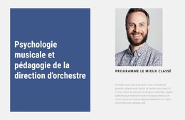 Psychologie De La Musique – Modèle De Conception De Site Web