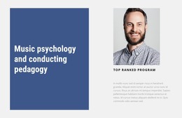 Music Psyhology - HTML Page Template