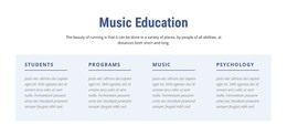 Music Education - HTML Landing Page