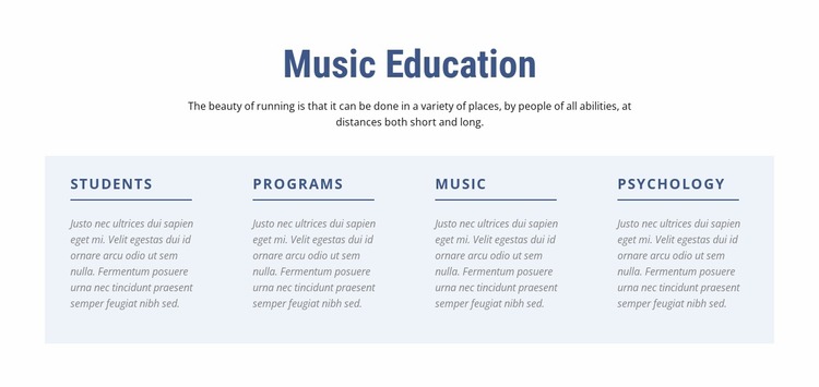 Music Education Html Website Builder