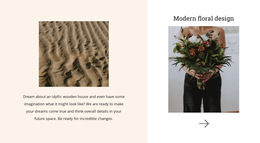 Modern Floral Creations Free CSS Website