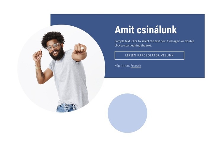 Amit csinálunk, blokkoljuk CSS sablon