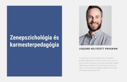 Zenepszichológia – Webhelytervező Sablon