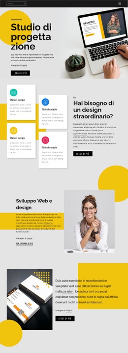 Un Design Esclusivo Del Sito Web Per Marchio, Stampa E Web Design