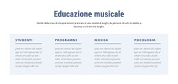 Educazione Musicale - Ispirazione Per Il Design Del Sito Web