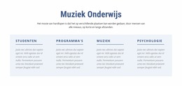 Muziek Onderwijs Joomla-Sjabloon 2024