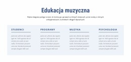 Edukacja Muzyczna - Inspiracje Do Projektowania Stron Internetowych