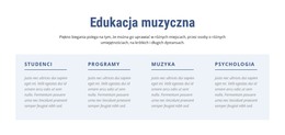 Edukacja Muzyczna – Strona Docelowa HTML