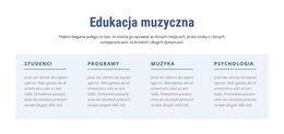 Warianty Motywu Bootstrap Dla Edukacja Muzyczna