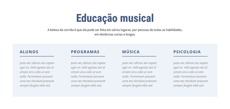 Educação musical Modelo