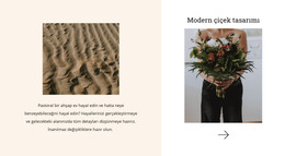 Modern Çiçek Kreasyonları - HTML Şablonu Indirme