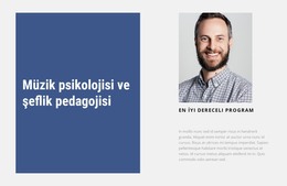 Müzik Psikolojisi - HTML Sayfası Şablonu