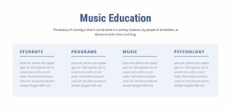 Free Website Mockup For Music Education