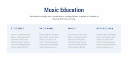 Bootstrap Theme Variations For Music Education