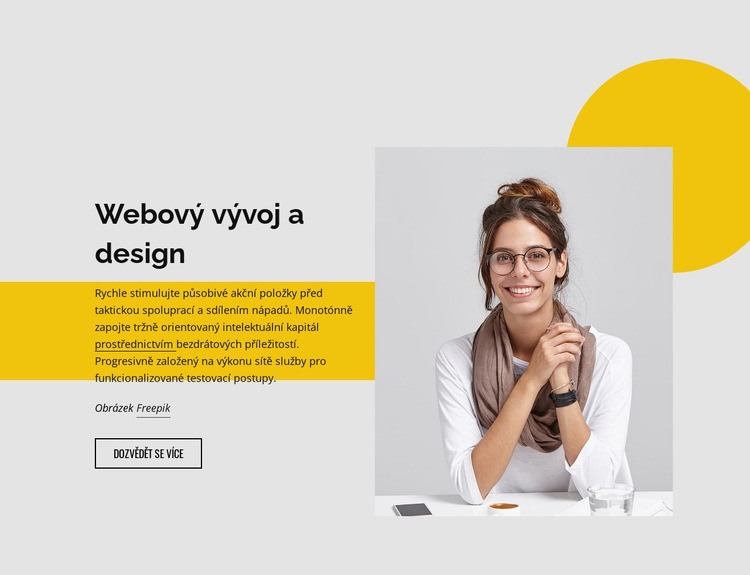 Webové vývojové studio Webový design