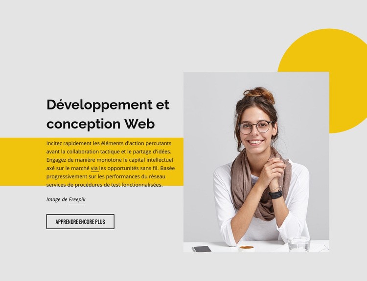 Studio de développement Web Créateur de site Web HTML