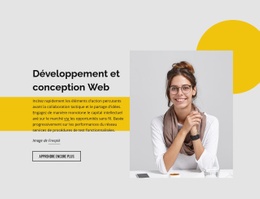 Studio De Développement Web - Modèle D'Une Page