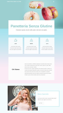 Pasticceria Senza Glutine - Costruttore Web