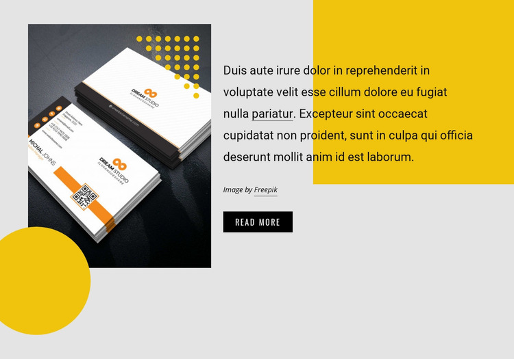 Design and communication agency Website Mockup