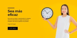 Cursos De Gestión Del Tiempo Plantilla Limpia Y Minimalista